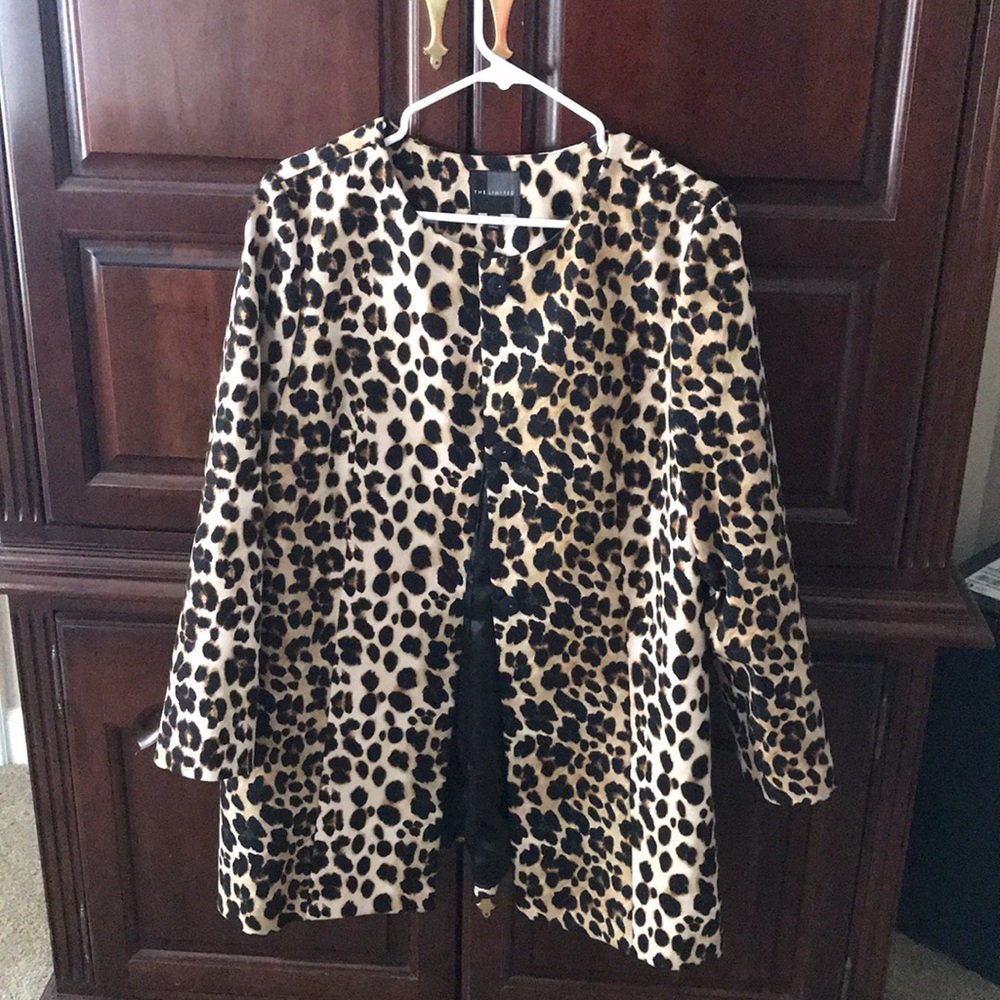 Faux animal jacket
